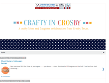 Tablet Screenshot of craftyincrosby.com